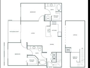 B4P | 2 bed 2 bath | from 1337 square feet