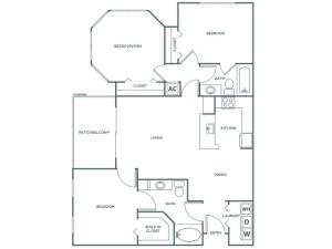 C3R | 3 bed 2 bath | from 1261 square feet