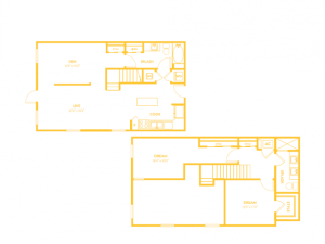 L7.1 | 2 bed 2 bath | from 1537 square feet