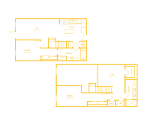 L5.1 | 2 bed 2 bath | from 1486 square feet