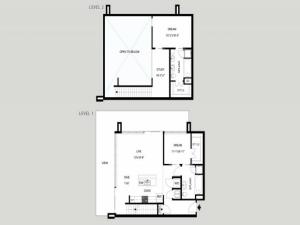 The Castle Hill - Loft | 2 bed 2 bath | from 1439 square feet