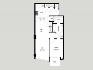 The Lady Bird | 1 bed 1 bath | from 779 square feet