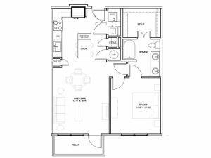 The Design Podium | 1 bed 1 bath | from 803 square feet