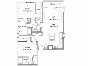 The McGraw Tower | 2 bed 2 bath | from 1238 square feet
