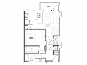 The Nasher Tower | 1 bed 1 bath | from 669 square feet