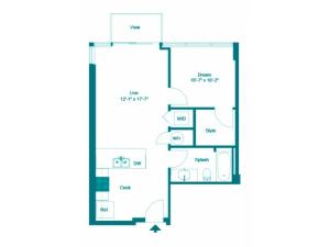 Cerulean | 1 bed 1 bath | from 643 square feet