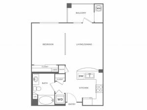 Antigua | Studio1 bath | from 605 square feet