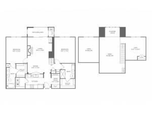 2 bed 2 bath | 1474 SF