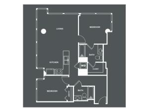 B4-R | 2 bed 2 bath | from 1059 square feet