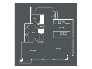 A6 | 1 bed 1 bath | from 780 square feet