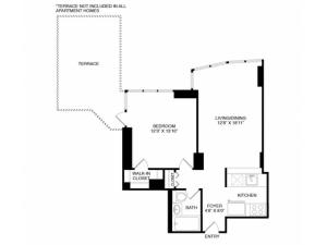A3 | 1 bed 1 bath | from 697 square feet