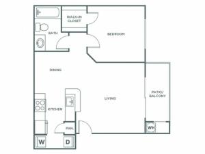 Osprey Renovated | 1 bed 1 bath | from 687 square feet