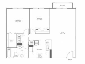 Beach - Diamond | 2 bed 1 bath | from 1074 square feet