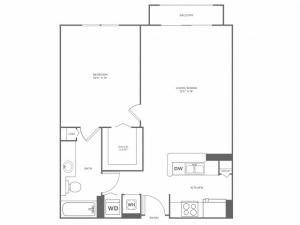 Sun - Platinum | 1 bed 1 bath | from 756 square feet