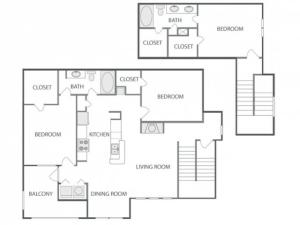 D6T - Tailored | 3 bed 2 bath | from 1595 square feet