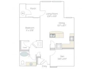 A2.GR | 1 bed 1 bath | from 952 square feet
