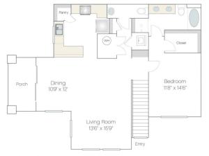 AT2.GR | 1 bed 2 bath | from 987 square feet