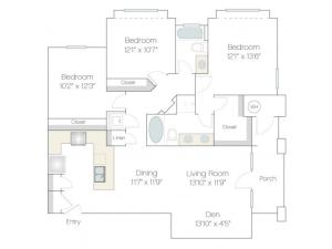 C2.GR | 3 bed 2 bath | from 1378 square feet