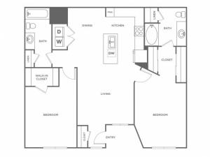 Lime | 2 bed 2 bath | from 1093 square feet
