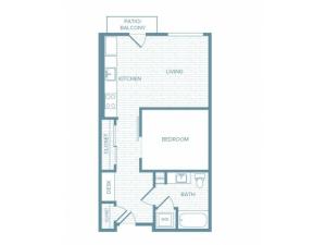 A13 | 1 bed 1 bath | from 603 square feet
