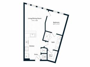1B | 1 bed 1 bath | from 655 square feet