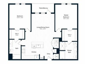 2L | 2 bed 2 bath | from 1331 square feet