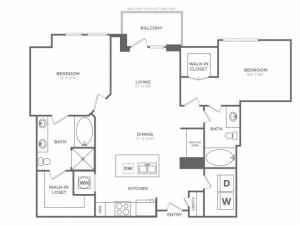 Brilliant (1,178 SF)