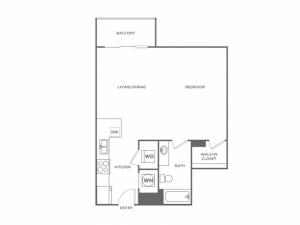 Studio (564 SF)