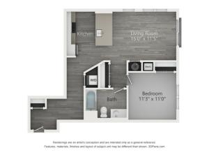 1BR-E 1x1