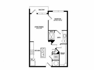 A1A 632 Square Feet
