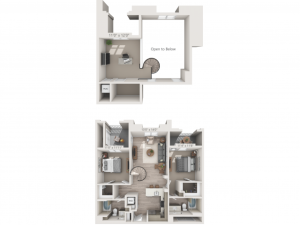 B2M | 2 bed 2 bath | from 1158 square feet