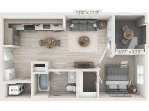S1 | Studio1 bath | from 613 square feet
