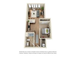 SP7 | Studio1 bath | from 726 square feet