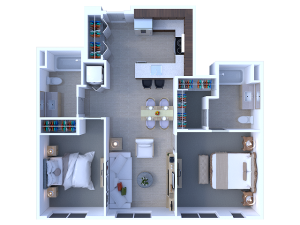 B1: Two Bedroom | View 1