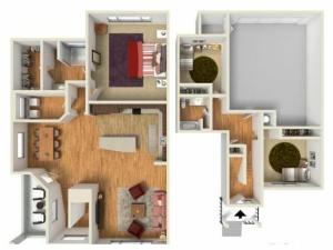 3x2 Townhome B