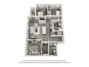 Three Bedroom C1