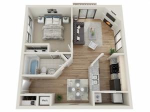 Sundance floorplan | South Summit Apartments