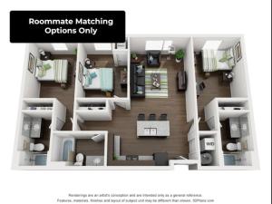 Three Bedroom Three Bathroom