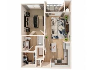 1 Bed / 1 Bath apartment