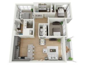 3 Bedroom Floor Plan/Advenir at Flowery Branch