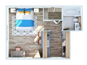 Studio Floor Plan | Apartments In Miami FLorida | Advenir at University Park