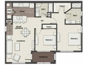 Overlook Deluxe Floor Plan