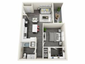 1D | 1 bed 1 bath | The Tomscot | Scottsdale, AZ Apartments