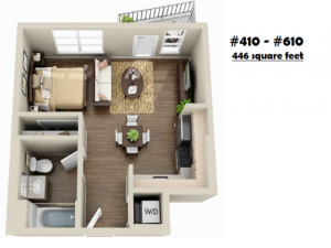 S-10 | Studio1 bath | from 446 square feet