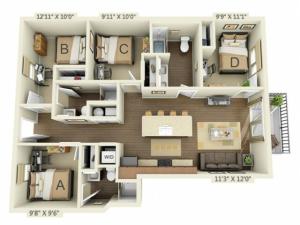4 BD/ 3 BA