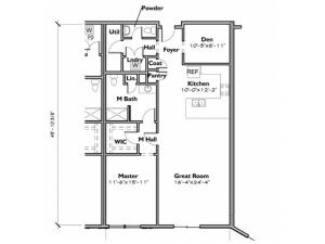 1I | 1 Bed / 1.5 Bath