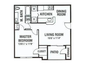 The Gardenia | 1 Bed / 1 Bath