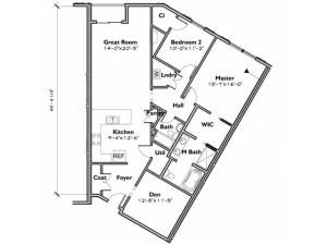 2F | 2 Bed / 2 Bath