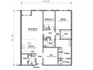 2D | 2 Bed / 2 Bath