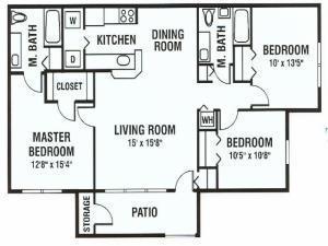 The Magnolia | 3 Bed / 2 Bath